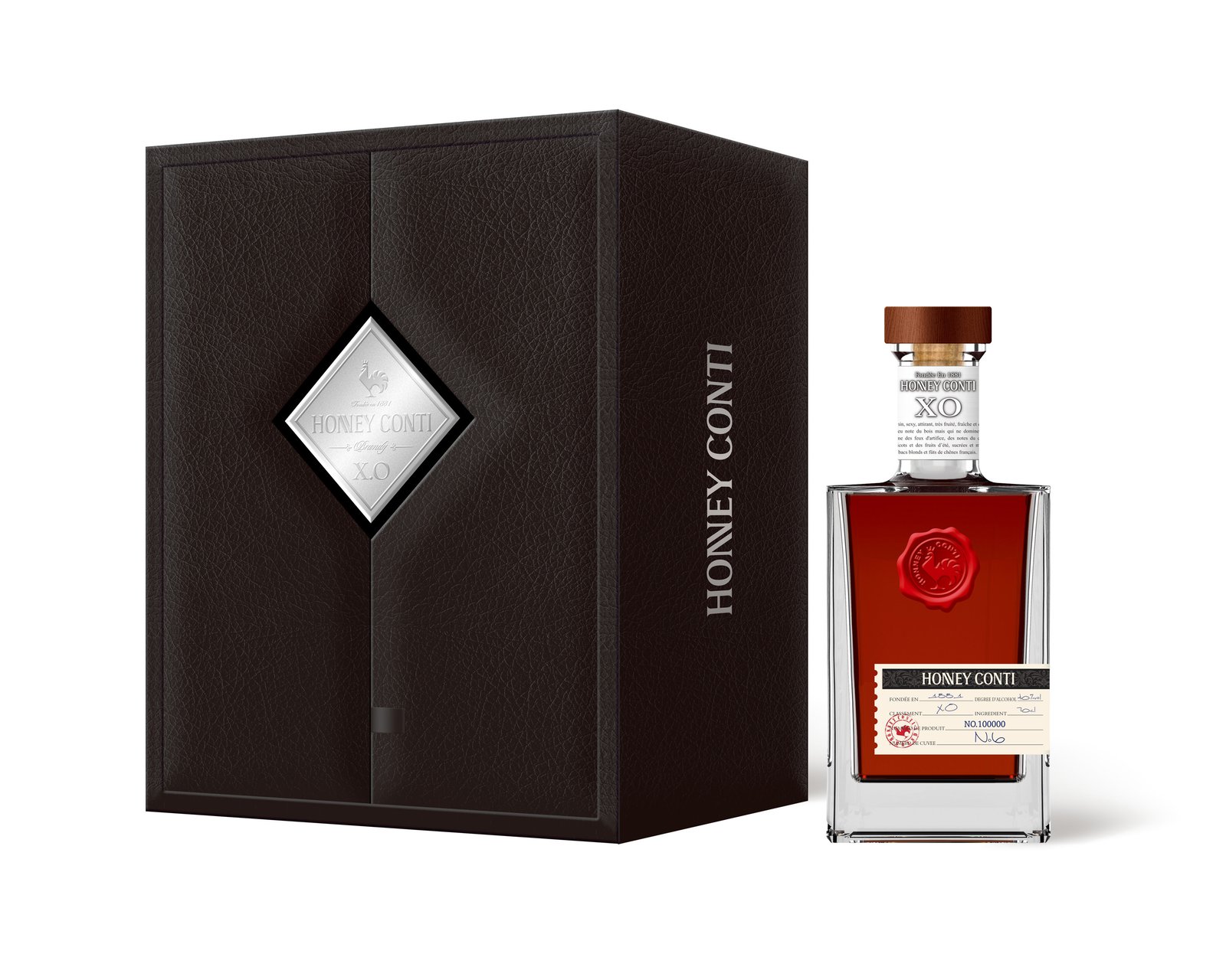 Honney Conti XO Leather Box